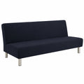 Elastische Sofahusse Wasserabweisend für Armloses Schlafsofa, Klappbar, Hotel- und Hausgebrauch (Farbe 4, Größe L 170-210cm)