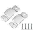 Edelstahl Sofa-Verbinder Set, 2er-Pack mit Schrauben, für sichere Couch-Verbindungen